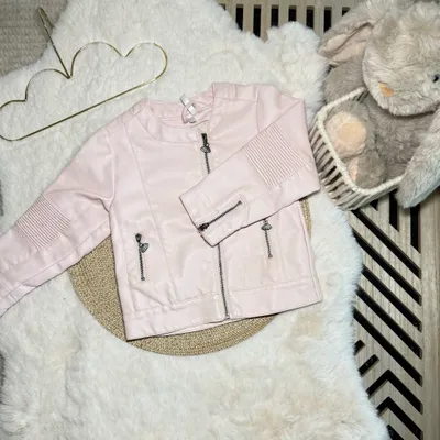 🌸 Veste mi-saison - similicuir - fille • 23 mois 🌸